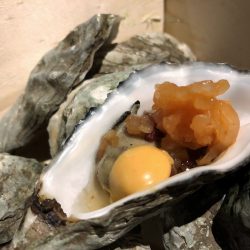 Salzig - Auster / Kimchi / Fett