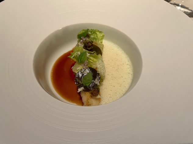 WILDFANG STEINBUTT | Tomate | Kapern | Salatherz | Kaffir Limette