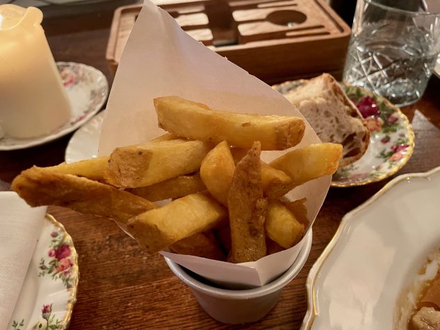 ... hausgemachten Fritten