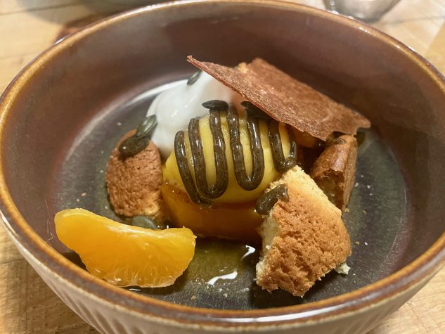 Kürbis, Clementine, Kürbiskern, Buttermilch