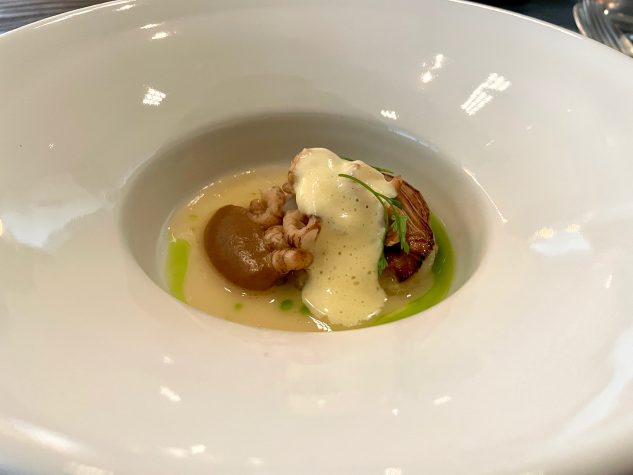 Sellerieknolle, karamellisierte Sahne, 'mer du nord'