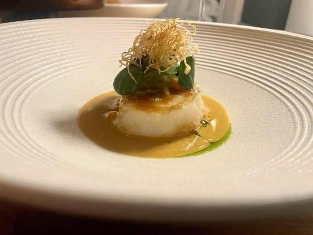Skrei I Butternutkürbis I Topinambur I Pak Choi I Shichimi Togarashi I Sanddorn
