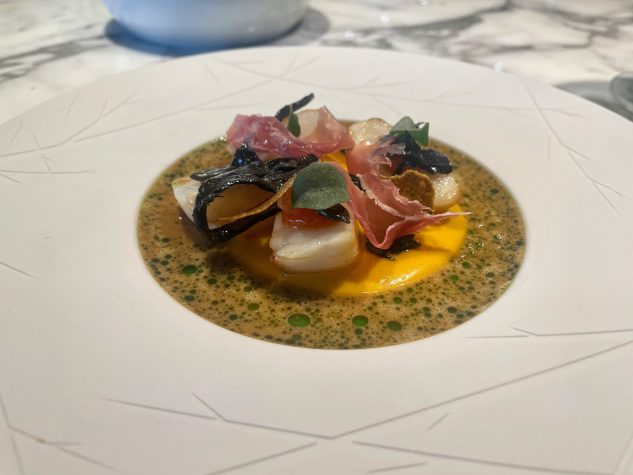 Jakobsmuschel, Iberico, Totentrompete, Kürbis