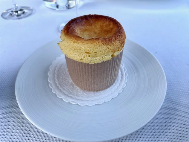 Weiße Schokolade Soufflé