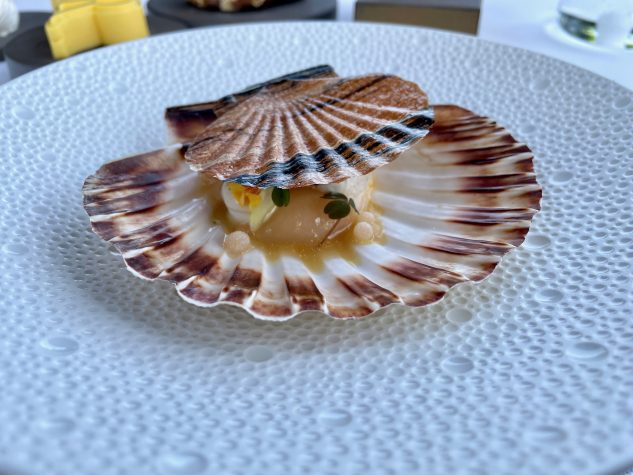 Jakobsmuschel, Jabara, Auster und Umeboshi