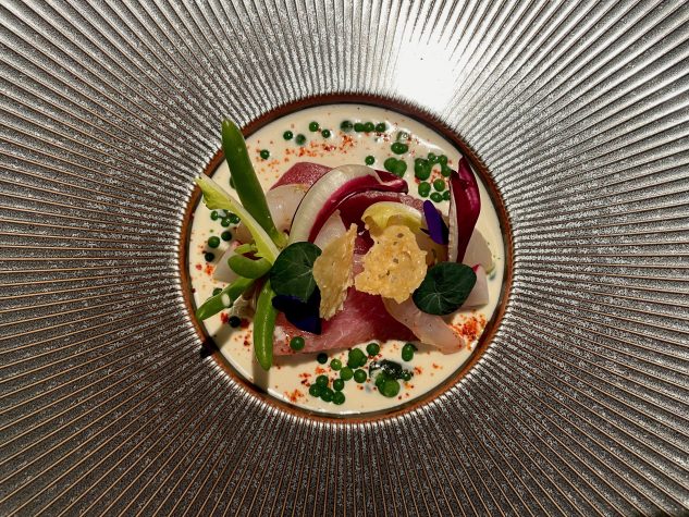 BALFEGO THUNFISCH UND GAMBA BLANCA AUS PORTUGAL | marinierte Salate | Kräuter | Parmesan