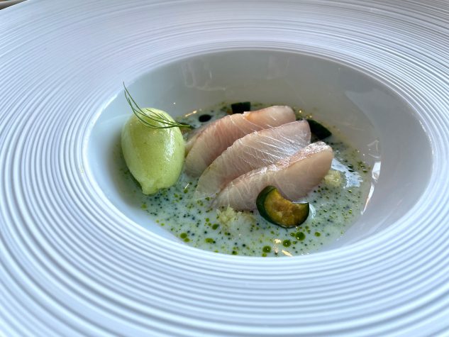 Hamachi, Brokkoli, Buttermilch