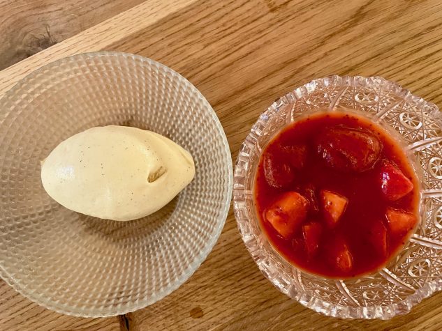Vanilleeis - Erdbeeren